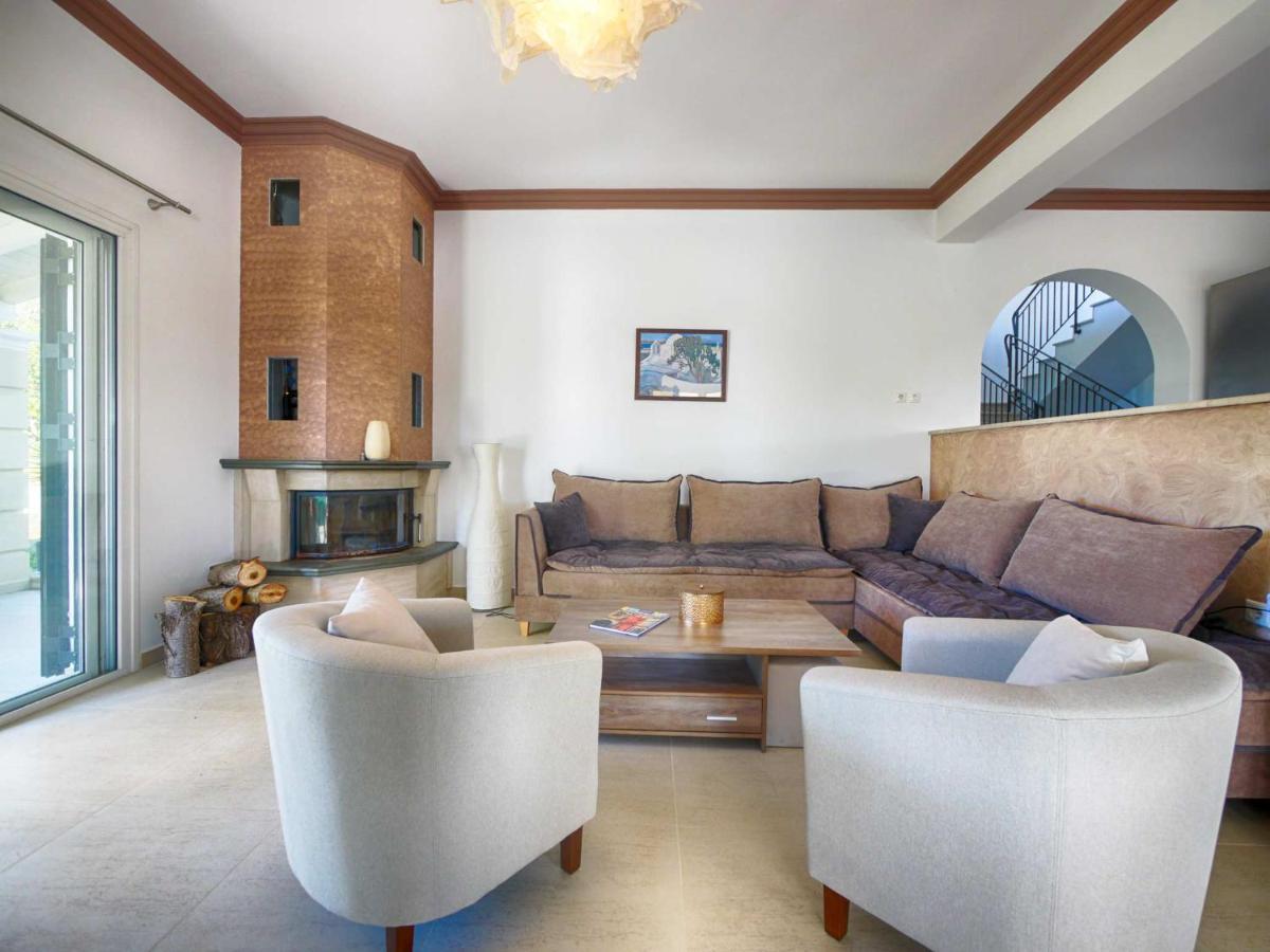 Villa Afionas - 3 Minutes From The Beach With Heated Eco-Pool And Sunset View Екстериор снимка