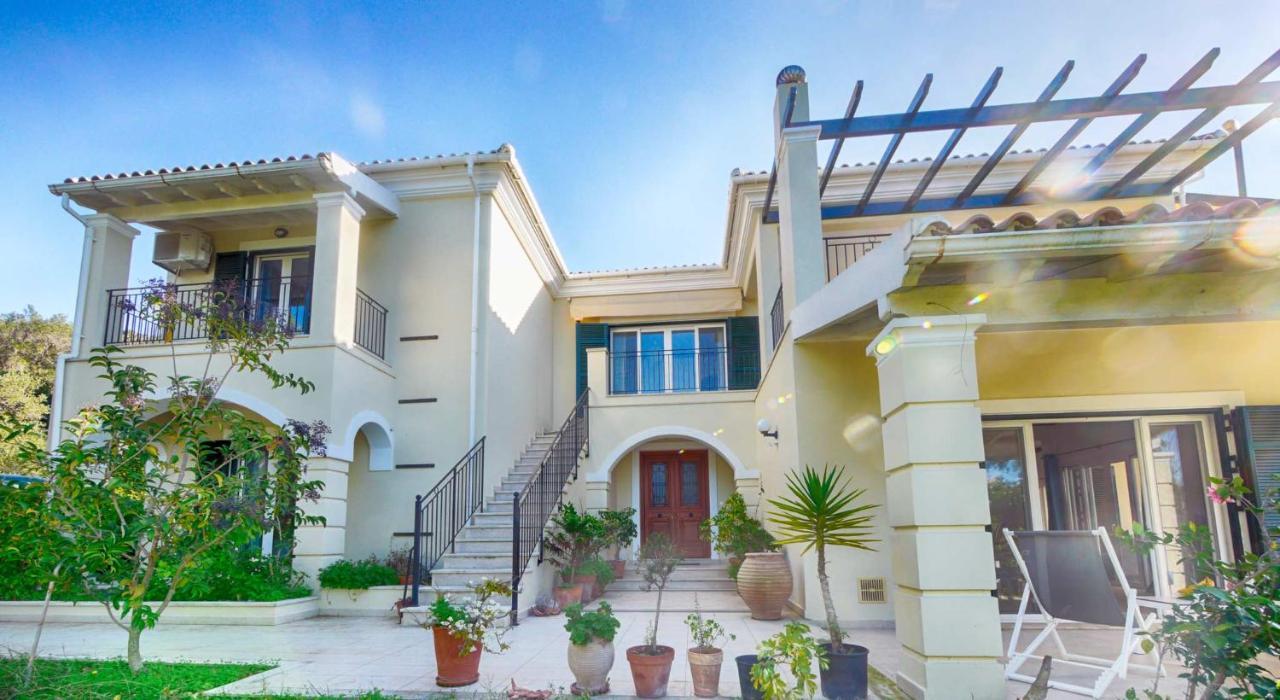 Villa Afionas - 3 Minutes From The Beach With Heated Eco-Pool And Sunset View Екстериор снимка