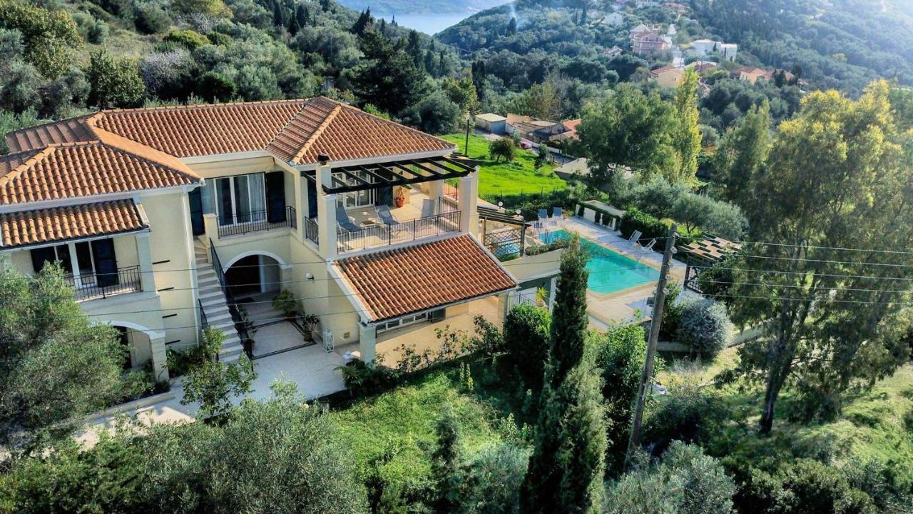 Villa Afionas - 3 Minutes From The Beach With Heated Eco-Pool And Sunset View Екстериор снимка