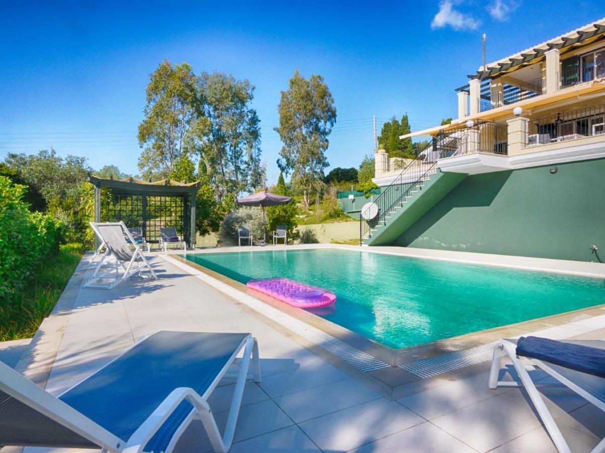 Villa Afionas - 3 Minutes From The Beach With Heated Eco-Pool And Sunset View Екстериор снимка